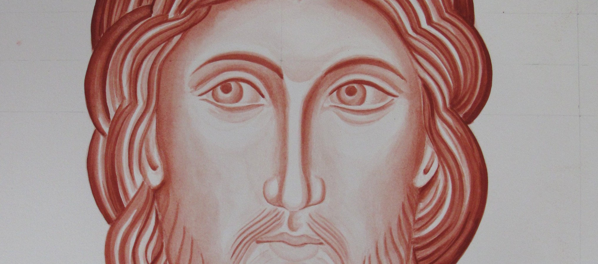 Third attempt at the monochrome of Christ for the Mandilion